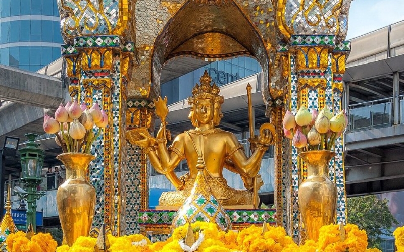 Viếng Phật Bốn Mặt Bangkok tour Thái Lan 5N4Đ